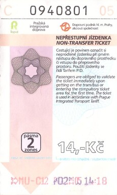 Bilet Praga 14
