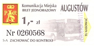 Bilet Augustów