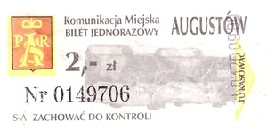 Bilet Augustów