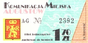 Bilet Augustów