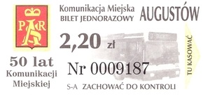 Bilet Augustów
