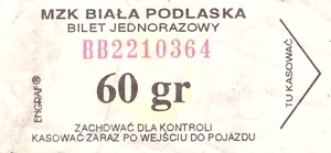 Bilet Biała Podlaska 60