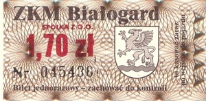Bilet Białogard