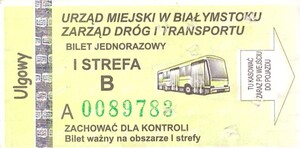 Bilet Białystok