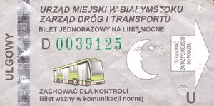 Bilet Białystok