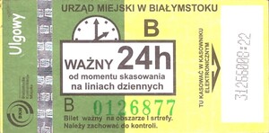 Bilet Białystok