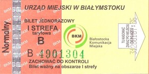 Bilet Białystok