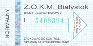 Bilet Białystok
