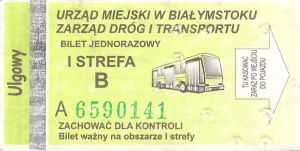 Bilet Białystok