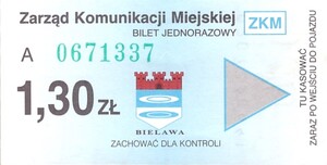 Bilet Bielawa 1,30