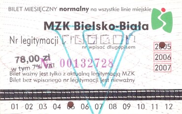 Bilet Bielsko Biała