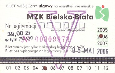 Bilet Bielsko Biała