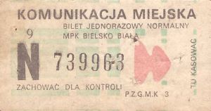 Bilet Bielsko Biała N