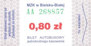 Bilet Bielsko Biała 0,80