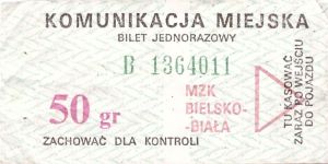 Bilet Bielsko Biała 50