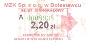 Bilet Bolesławiec