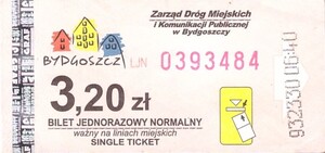 Bilet Bydgoszcz 3,20