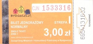 Bilet Bydgoszcz 3,00