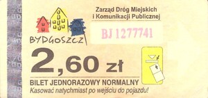 Bilet Bydgoszcz 2,60