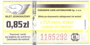 Bilet Chełm 0,85