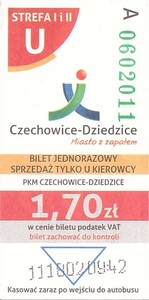 Bilet Czechowice Dziedzice
