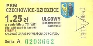 Bilet Czechowice Dziedzice