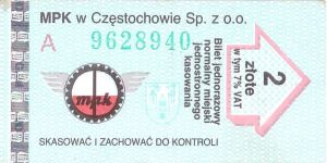 Bilet Częstochowa 2