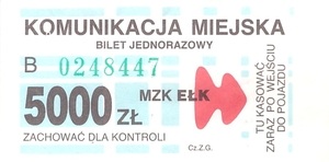 Bilet Ełk