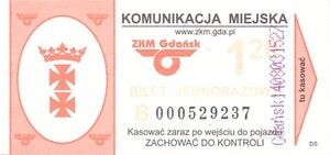 Bilet Gdańsk 1,20