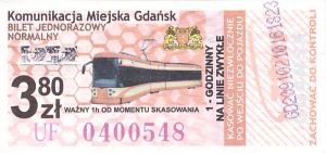 Bilet Gdańsk 3,80