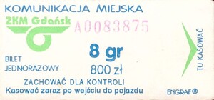 Bilet Gdańsk 8