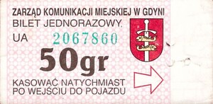 Bilet Gdynia 50