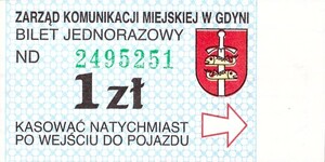 Bilet Gdynia 1