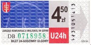 Bilet Gdynia4,50