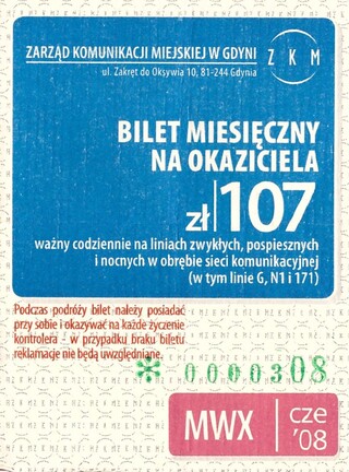 Bilet Gdynia