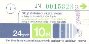 Bilet Gdynia 10 