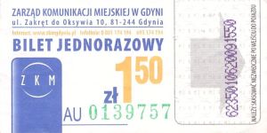 Bilet Gdynia 1,50