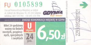 Bilet Gdynia 6,50