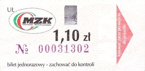 Bilet Gorzów Wielkopolski 1,10