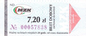 Bilet Gorzów Wielkopolski 7,20