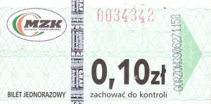 Bilet Gorzów Wielkopolski 0,10