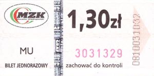 Bilet Gorzów Wielkopolski 1,30