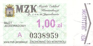 Bilet Inowrocław 1,00