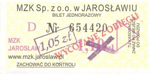 Bilet Inowrocław 1,10