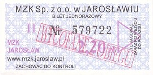 Bilet Inowrocław 2,20