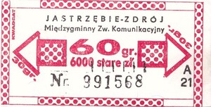 Bilet Jastrzębie Zdrój