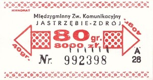 Bilet Jastrzębie Zdrój