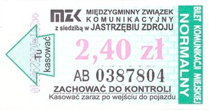 Bilet Jastrzębie Zdrój