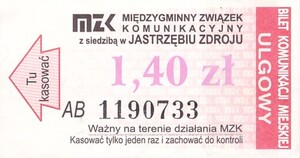 Bilet Jastrzębie Zdrój