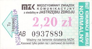 Bilet Jastrzębie Zdrój